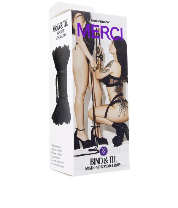 MERCI BIND & TIE 50FT BLCK