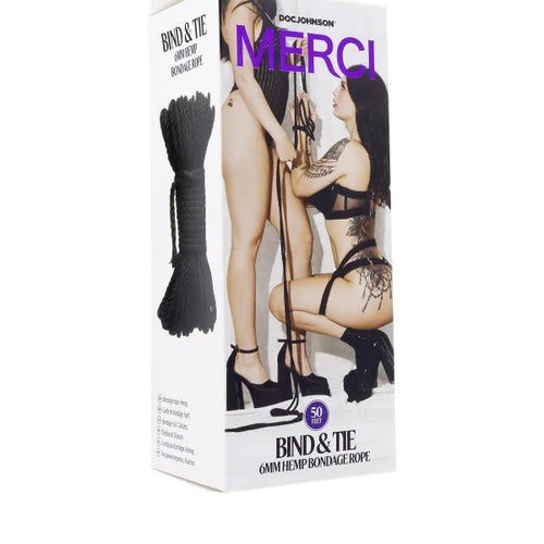 MERCI BIND & TIE 50FT BLCK