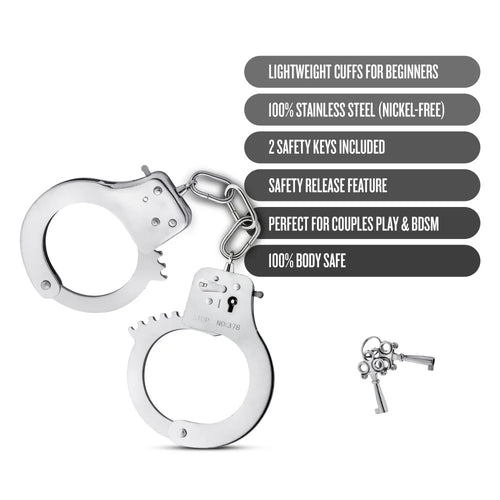 TEMPTASIA BEGINNER CUFFS SILVER - BN55404