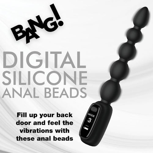 DIGITAL SILICONE ANAL BEADS - XRAH448
