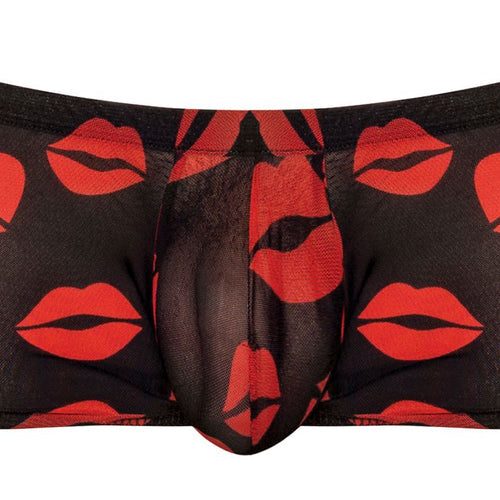 MINI SHORT SHEER LIPS BLACK MEDIUM - MP145232BKMD