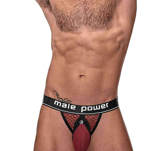 COCK PIT COCK RING JOCK BURGUNDY L/XL - MP346260BNLX