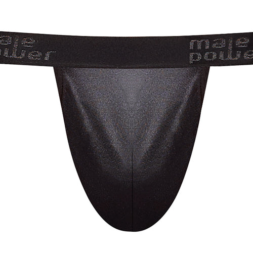 JOCK SATIN LYCRA BLACK SMALL/ MEDIUM - MP390076BKSM
