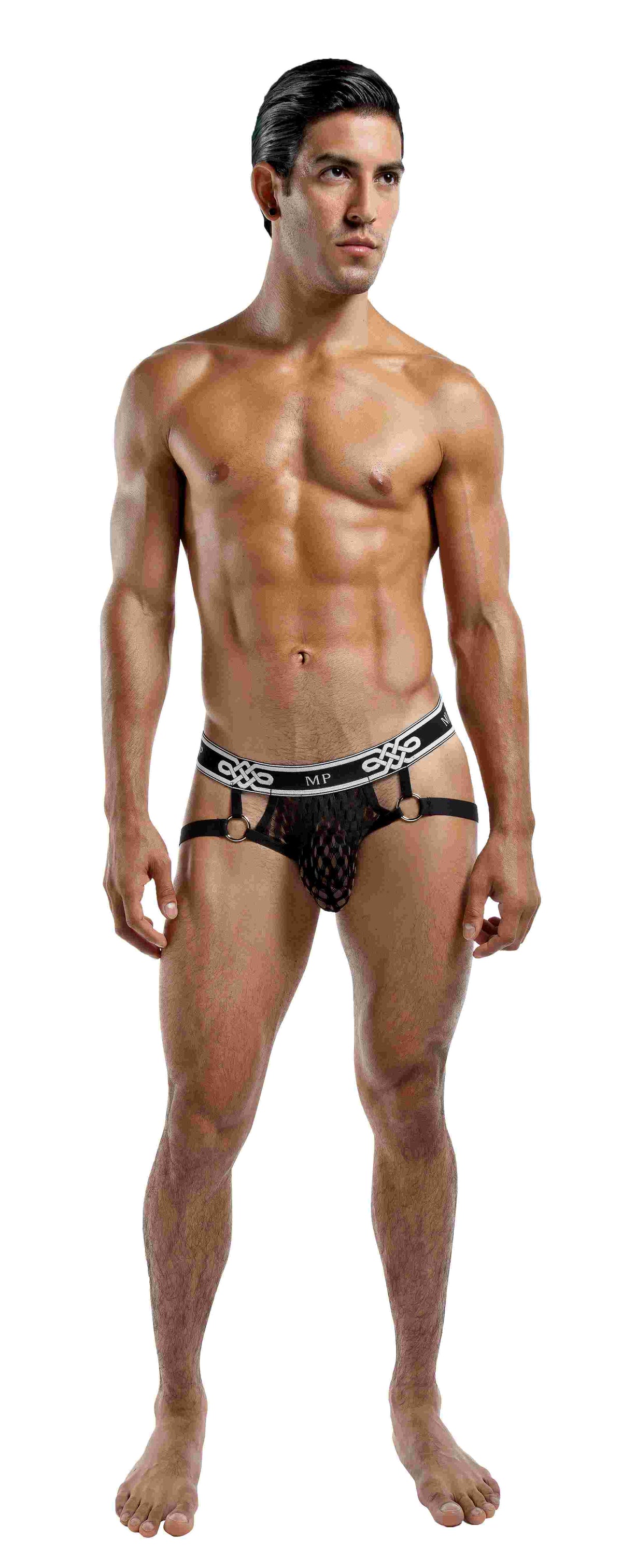 PEEP SHOW JOCK RING BLACK LARGE/ XL - MP398223BKLX