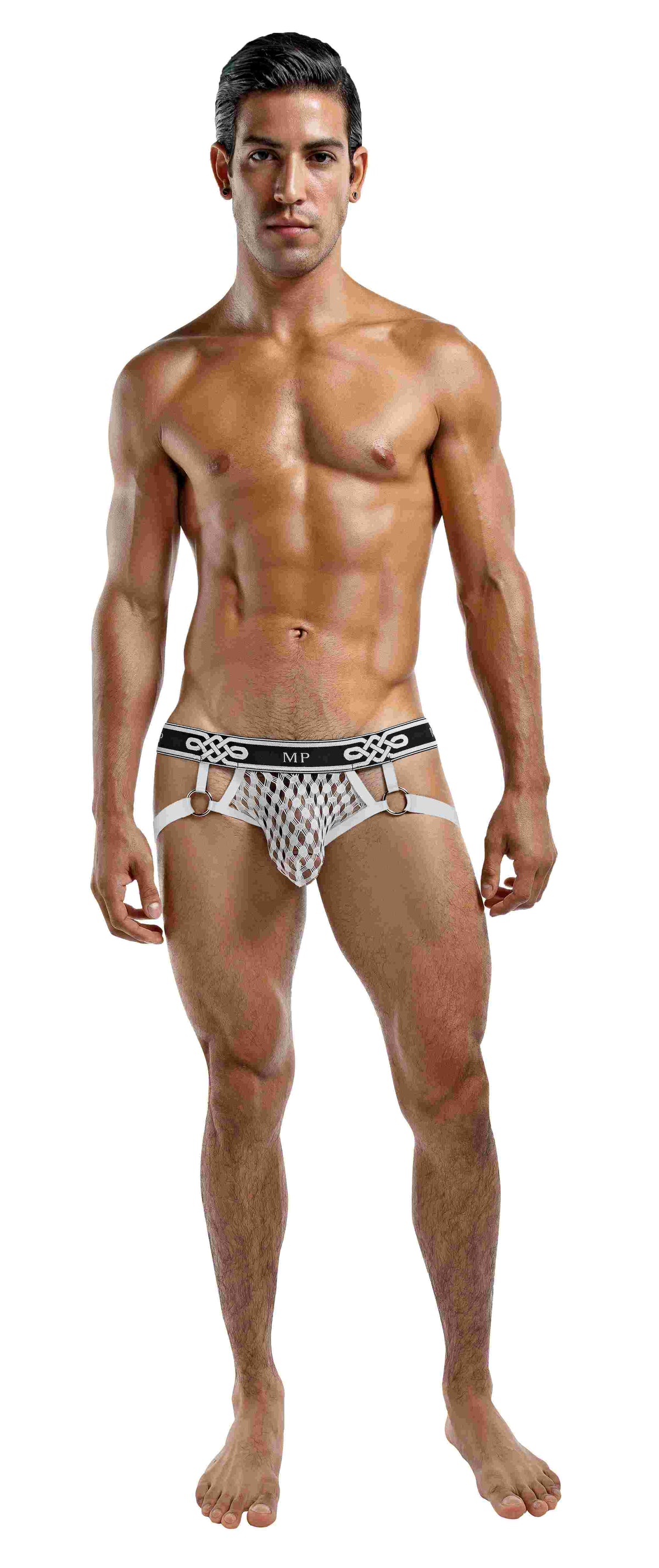PEEP SHOW JOCK RING WHITE LARGE/ XL - MP398223WHLX