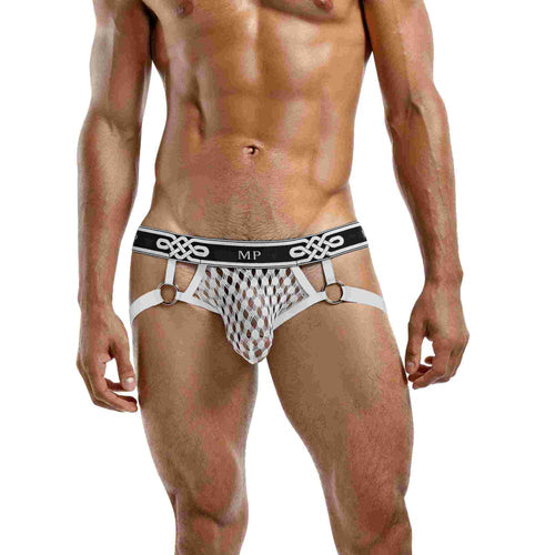 PEEP SHOW JOCK RING WHITE LARGE/ XL - MP398223WHLX