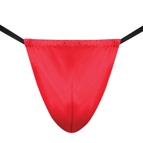 POSING STRAP SATIN LYCRA RED O/S - MP450076RE1S