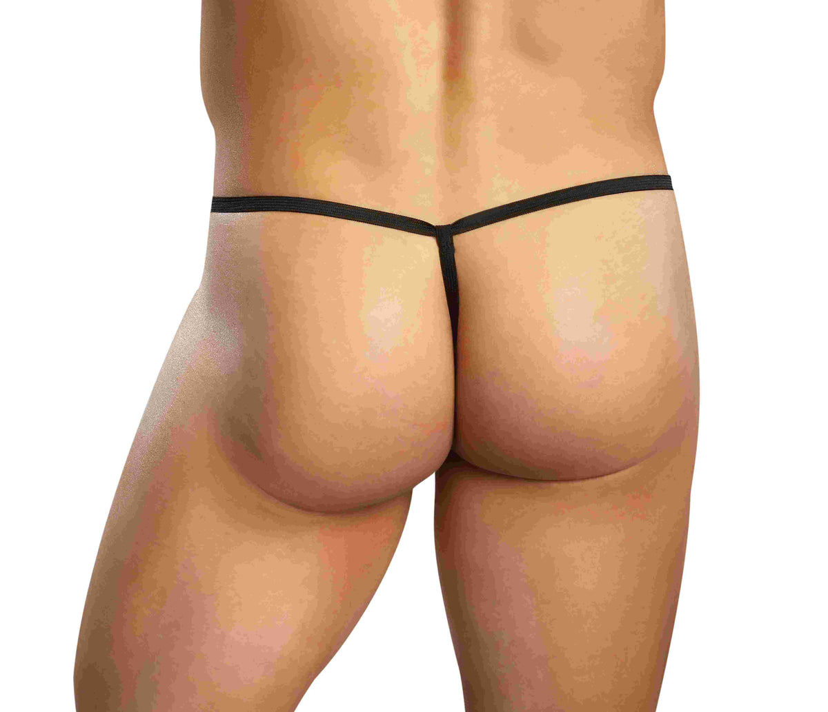 POSING STRAP STRETCH LACE BLACK O/S - MP450162BK1S