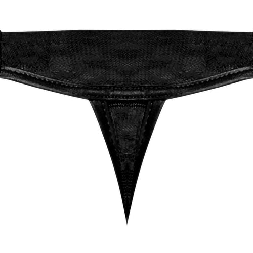 HEART BREAKER MICRO V THONG BLACK L/XL - MP454279BKLX