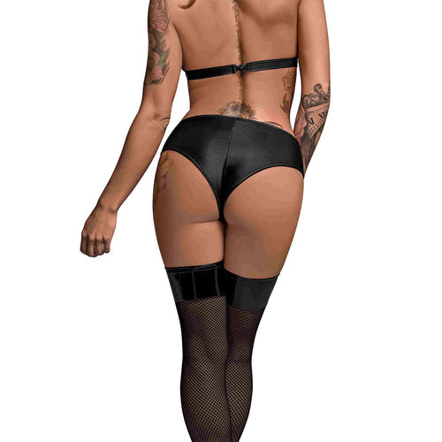 LUST FETISH JUNO BLACK L/XL - MPPAK244STLX