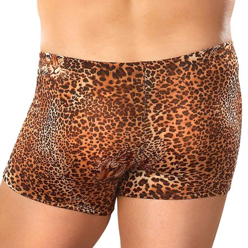ANIMAL POUCH SHORT MEDIUM LEOPARD - MPPAK153030BLMD