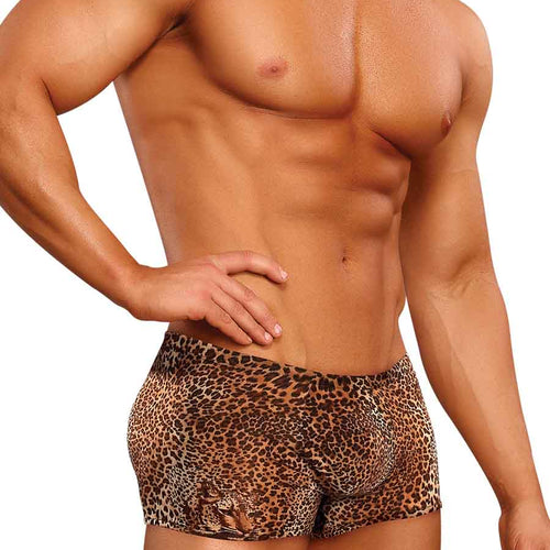 ANIMAL POUCH SHORT MEDIUM LEOPARD - MPPAK153030BLMD