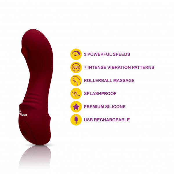 ZAINA RUBY INTENSE MINI G-SPOT VIBE - VB75025
