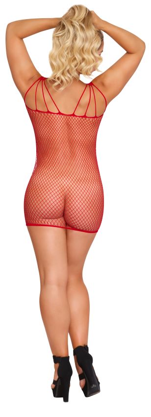 SEAMLESS DRESS RED O/S