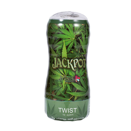 JACKPOT CANNABIS CRYSTAL CLEAR STROKER 6PC DISPLAY - MTAC018