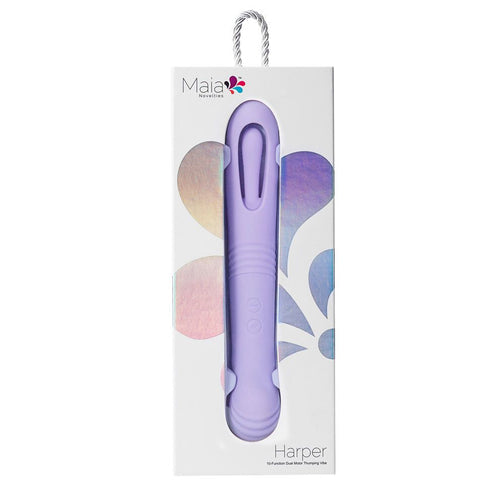 HARPER 10 FUNCTION DUAL MOTOR THUMPING VIBE - MTMA2307