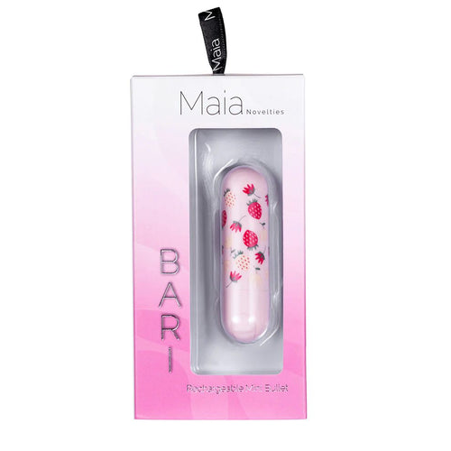 BARI SUPER CHARGED MINI BULLET W/ STRAWBERRY PATTERN - MTMA330ST