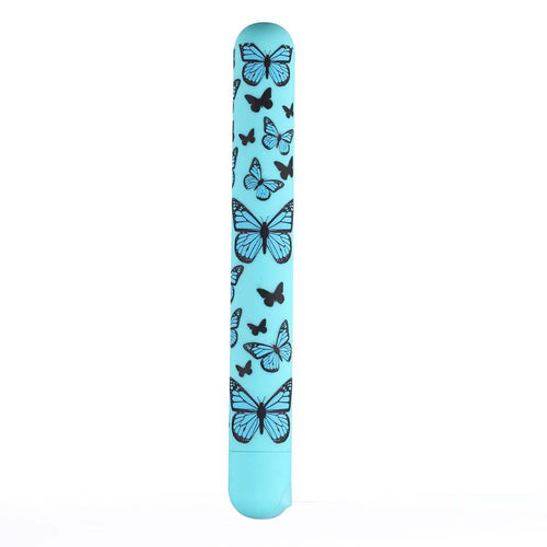 MONARCH BUTTERFLY PATTERN LONG RECHARGEABLE BULLET - MTMA332BF
