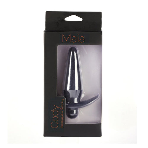 CODY RECHARGEABLE BUTT PLUG - MTMA334BK1