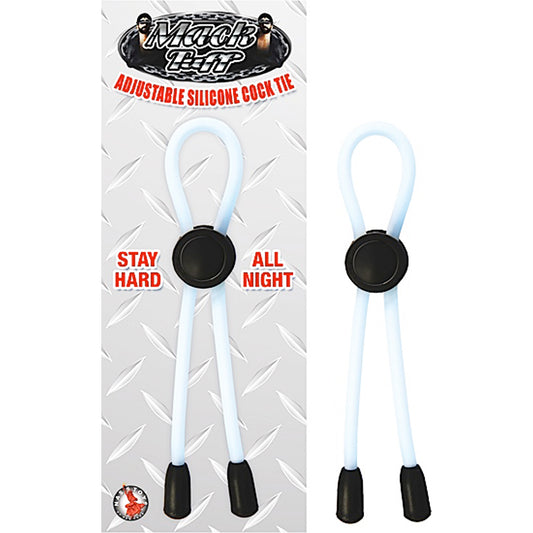 Mack Tuff Adjustable Silicone Cock Tie Lasso/Bolo-Pinkfoxxx