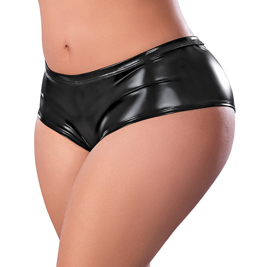 Magic Silk Liquid Onyx Boy Short Black Queen Size-Pinkfoxxx