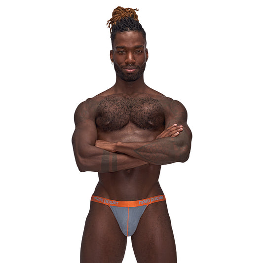 Male Power Casanova Uplift Jock Gray L/XL-Pinkfoxxx
