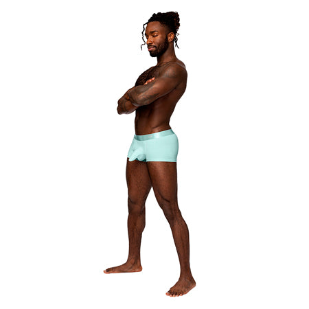 Male Power Easy Breezy Mini Short Sleeve Aqua M-Pinkfoxxx
