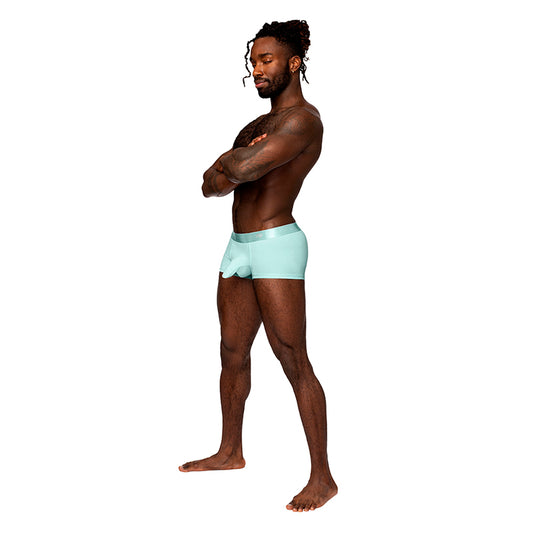 Male Power Easy Breezy Mini Short Sleeve Aqua S-Pinkfoxxx