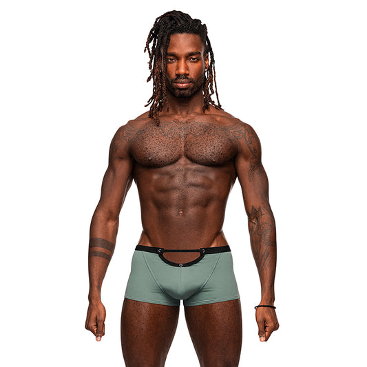 Male Power Magnificence Mini Short Jade L-Pinkfoxxx
