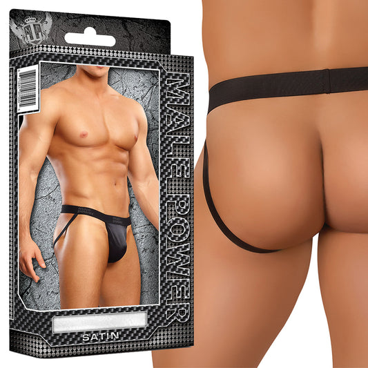 Male Power Satin Lycra Jock Strap L/XL Underwear-Pinkfoxxx