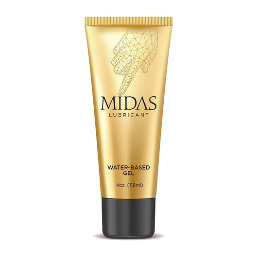 Midas Water-Based Gel Lubricant 4 oz.-Pinkfoxxx