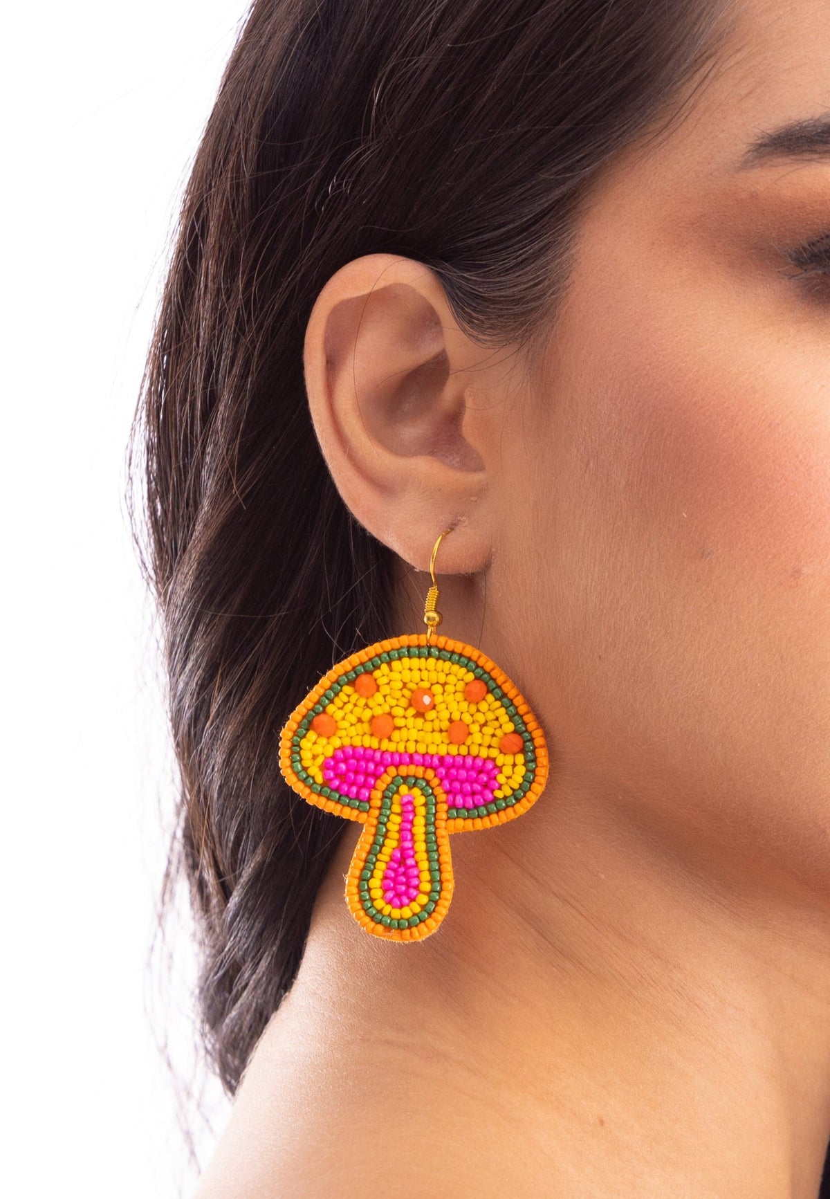 20 - Vivid Mushroom Earrings - 20-007