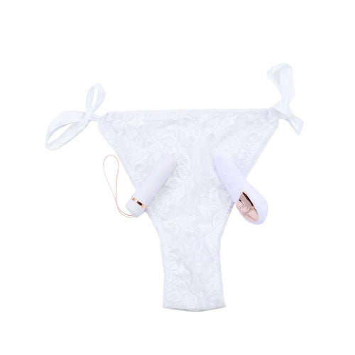 SENSUELLE PLEASURE PANTY WHITE REMOTE CONTROL - NCBTW55WH