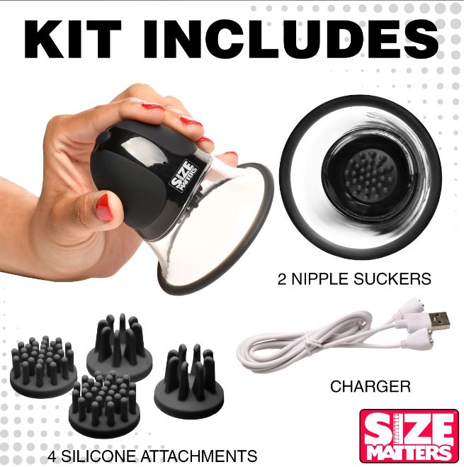 ROTATING NIPPLE SUCKERS W/ 4 ATTTACHMENTS - XRAH390