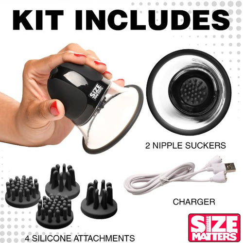 ROTATING NIPPLE SUCKERS W/ 4 ATTTACHMENTS - XRAH390