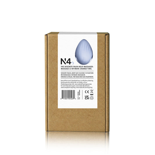 NIYA 4 Rechargeable Silicone Palm Held Massager Cornflower-Pinkfoxxx