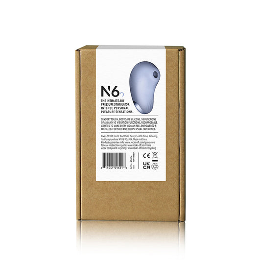 NIYA 6 Rechargeable Silicone Intimate Air Pressure Stimulator Cornflower-Pinkfoxxx