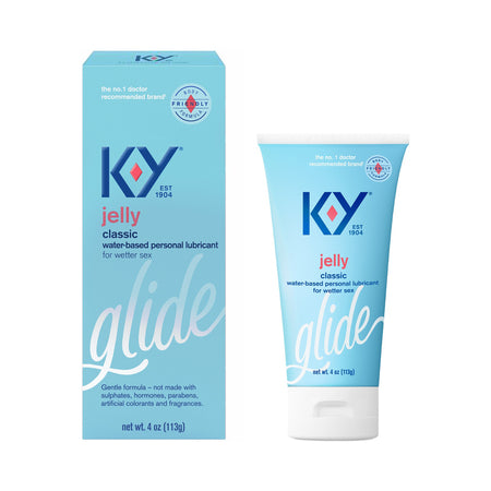 K-Y Jelly Classic Personal Lubricant 4 oz. Tube - Pinkfoxxx