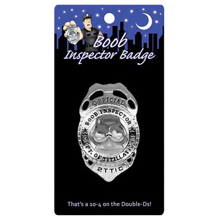 Official Boob Inspector Badge - Pinkfoxxx