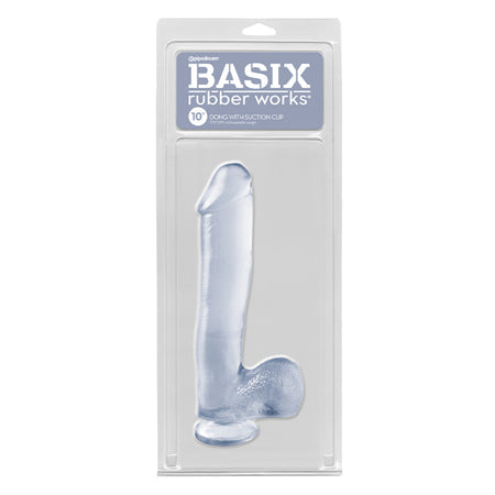 Pipedream Basix Rubber Works Dong With Balls & Suction Cup