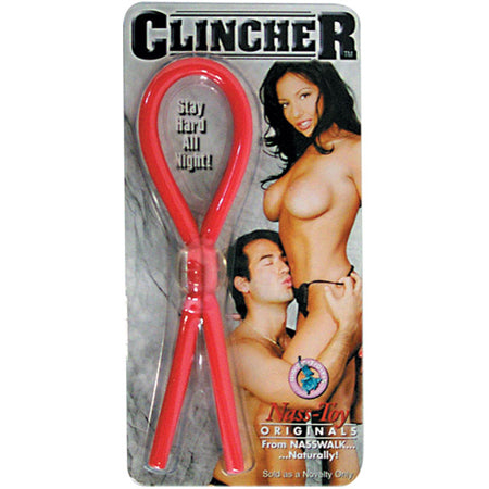 Clincher Adjustable Cock Ring (Red) - Pinkfoxxx