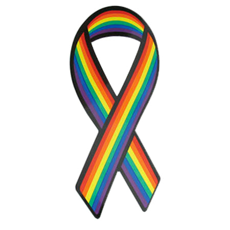 Gaysentials Pride Ribbon Magnet - Pinkfoxxx