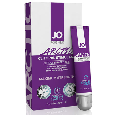 JO Arctic Clitoral Gel - Cooling - Stimulant (Silicone-Based) 0.34 fl oz / 10 ml - Pinkfoxxx