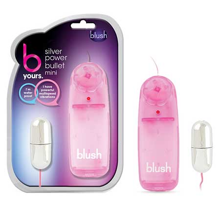 Blush B Yours Power Bullet Mini Remote-Controlled Egg Vibrator Pink - Pinkfoxxx