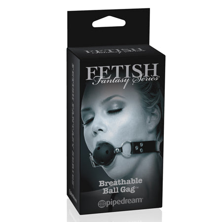 Pipedream Fetish Fantasy Series Limited Edition Adjustable Breathable Ball Gag Black - Pinkfoxxx