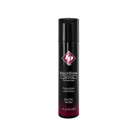 ID BackSlide 1oz Silicone Anal Lubricant - Pinkfoxxx