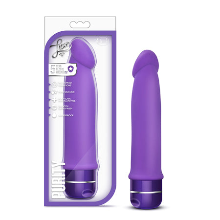 Blush Luxe Purity Silicone Vibrator Purple - Pinkfoxxx