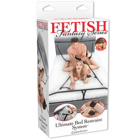 Pipedream Fetish Fantasy Series Ultimate Bed Restraint System Black - Pinkfoxxx