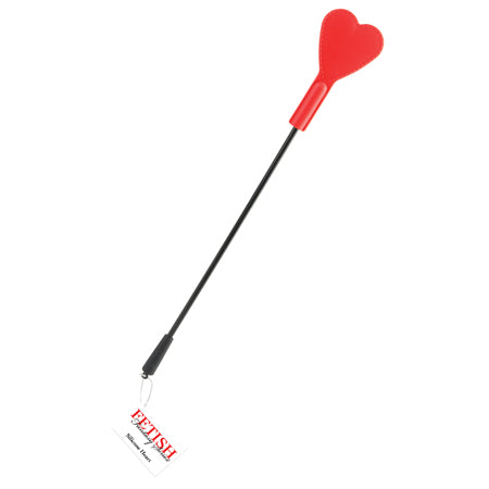 Pipedream Fetish Fantasy Series Silicone Heart Crop Red - Pinkfoxxx