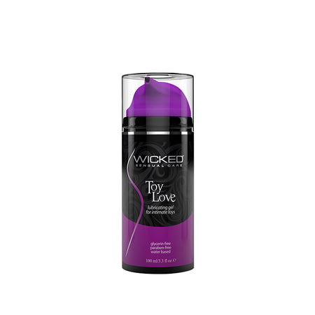 Wicked Toy Love Water Based Lubricant Gel 3.3 oz. - Pinkfoxxx